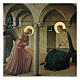 Annunciation painting by Beato Angelico 50x65x5 gilded wood s2