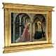 Annunciation painting by Beato Angelico 50x65x5 gilded wood s3