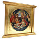 Cuadro Virgen Botticelli 75x85x5 madera hoja oro s3