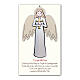 Angel of Strength, hanging picture of white wood s1