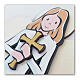 Angel of Strength, hanging picture of white wood s2