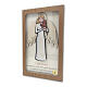 Angel of puppies, hanging picture of white wood s4