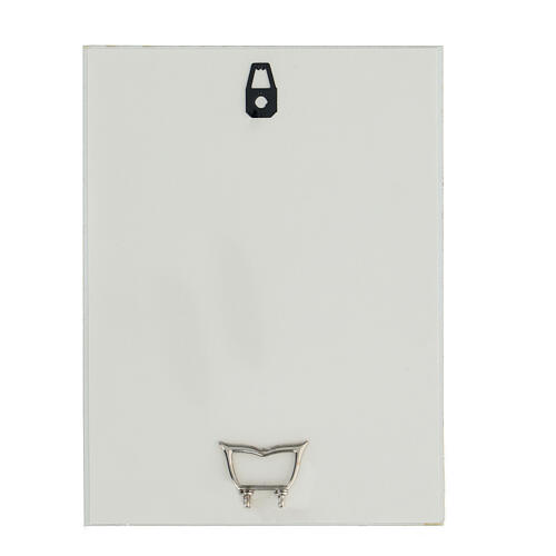 Wandbild Barmherziger Jesus – Druck auf Holz, 20×15 cm 3