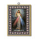 Picture of the Divine Mercy, printed on wood, 8x6 in s1