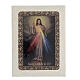 Quadro Cristo Misericordioso impresso na madeira 20x15 cm s2