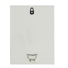 Quadro 20x15 Sacro Cuore Maria stampa su legno