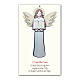 Confirmation angel, wooden picture to hang s1