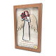 Angel of Joy and Hope, wooden picture to hang s4