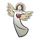 Angel of Love, wooden picture to hang s3