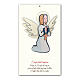 Angel of Prayer, wooden picture to hang s1