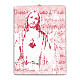 Canvas of the Sacred Heart of Jesus, 10x8 in s1