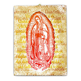 Leinwandbild, Madonna von Guadalupe – 25×20 cm