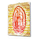 Painting canvas of Our Lady of Guadalupe, 10x8 in s2