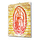 Lienzo de pintura Virgen de Guadalupe 25x20 cm s2