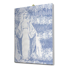 Lienzo pop-art de la Virgen Milagrosa 25x20 cm