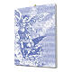 Toile Saint Michel Archange violet 25x20 cm s2