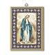 Madonna Miracolosa su stampata su tavola 20X15 cm s1
