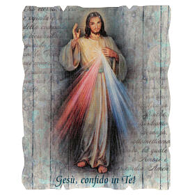 Quadro vintage Cristo Misericordioso 10x15 cm