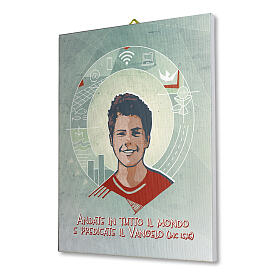 Leinwanddruck „Carlo Acutis“ – 20 × 25 cm