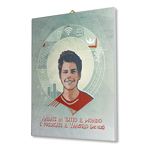 Carlo Acutis canvas color print 30x40 cm 2