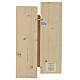 Bassorilievo Sacra Famiglia legno dipinto bianco 55x32 cm s4