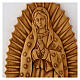 Bajorrelieve Virgen Guadalupe madera maciza 55x32 cm s2