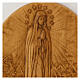 Solid wood bas-relief of Our Lady of Fatima, 21x13 in s2
