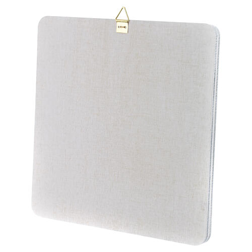 Kleines Bild fürs Kinderzimmer, Engel mit Luftballons – mit italienischer Inschrift, 20 x 20 cm 3