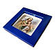 Wooden picture and box Saint Joseph and Jesus 10x10 cm s2