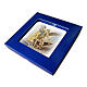 Saint Michael picture with gift box 10x10 cm s2