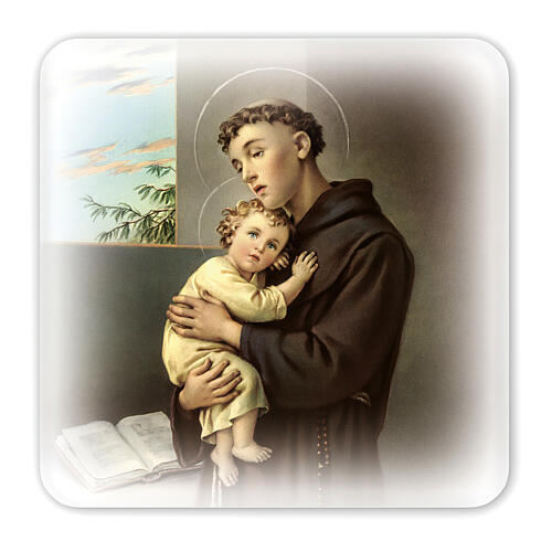 Saint Anthony of Padua picture in gift box 10x10 cm 1