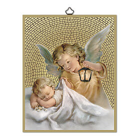 Obrazek mozaikowy Anioł Stróż,  25x20 cm