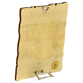 Quadro vintage Natividade madeira 15x10 cm
