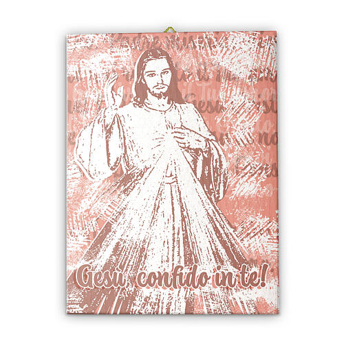 Obraz na płótnie Jezus Miłosierny, 40x30 cm 1