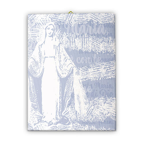 Tela Madonna Miracolosa 40x30 cm 1