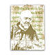 Padre Pio tela pittorica 40x30 cm s1