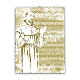 Heiliger Franziskus von Assisi Leinwand 40x30 cm s1