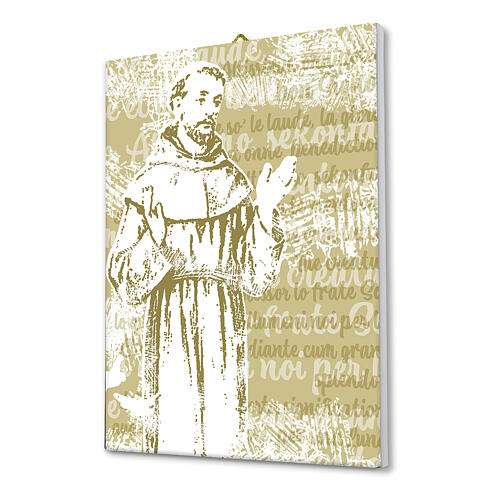 Saint Francis of Assisi canvas, 16x12 in 2