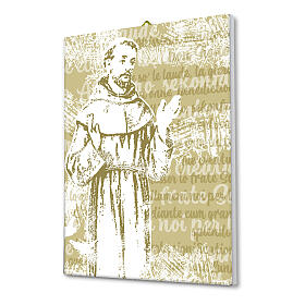 Obraz na płótnie Święty Franciszek z Asyżu, 40x30 cm