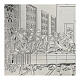 Bilaminate Bas-Relief Last Supper, 45x90 cm s4