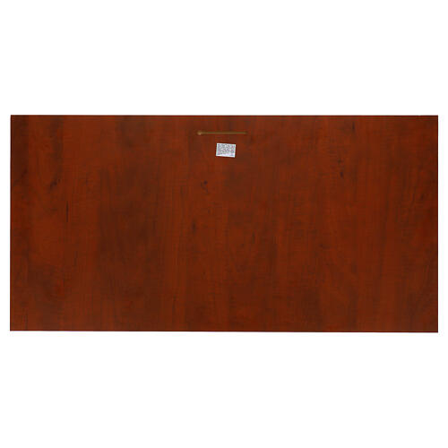 Bilaminate Bas-Relief Last Supper with Golden Details, 45x90 cm 6