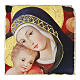 Madonna Crivelli 9x9 cm retouch Bottega Tifernate particolare s1