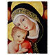 Lenti Madonna by Crivelli, 7x9.5 in, detail with retouch finish, Bottega Tifernate s1