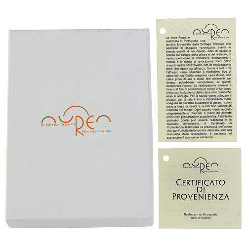Sacra Famiglia con palma Raffaello 15 cm dm retouch Bottega Tifernate 4