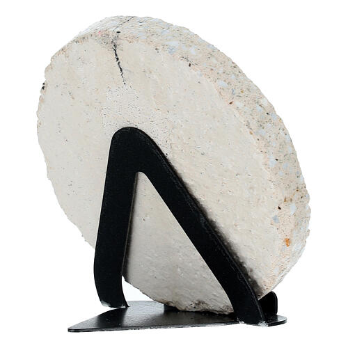 Sagrada Família com uma palmeira Rafael diam. 9 cm essential Bottega Tifernate 2