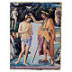 Baptism of Christ detail Perugino 12x16 cm retouch Bottega Tifernate s1