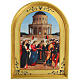 Marriage of the Virgin retouch gold frame Raffaello 12x16 cm Bottega Tifernate s1