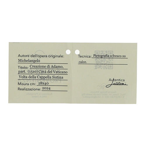 Criação de Adão Michelangelo Bottega Tifernate essential detalhe 28x40 cm 4