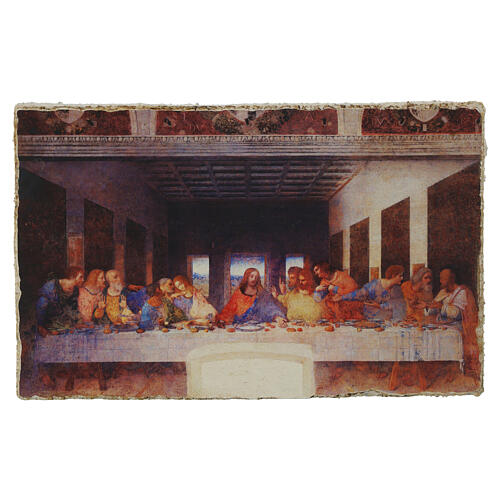 Última Ceia Leonardo 12x16 cm Bottega Tifernate essential 1