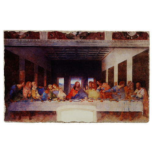 Última Cena Leonardo essential 18x24 cm Bottega Tifernate 1